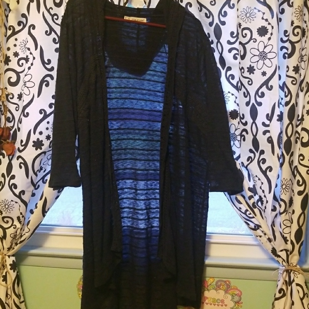 Hooded cardigan