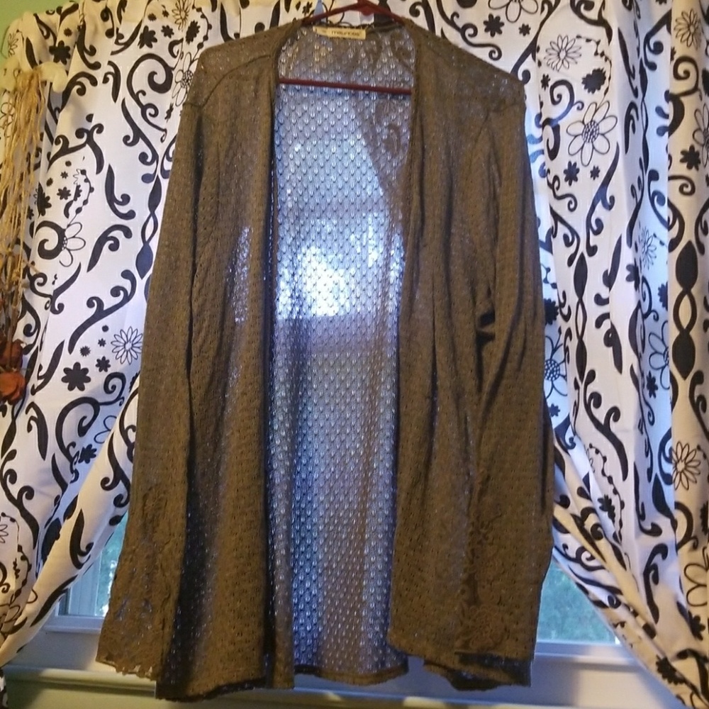 Crocheted cardigan