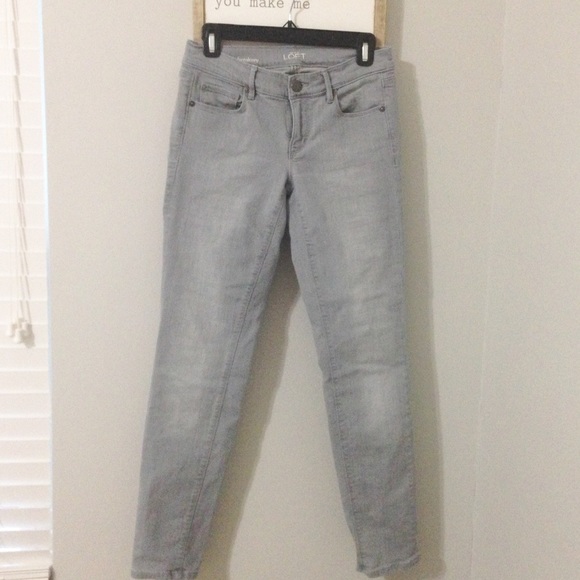 LOFT Denim - LOFT gray modern skinny jeans size 26/2