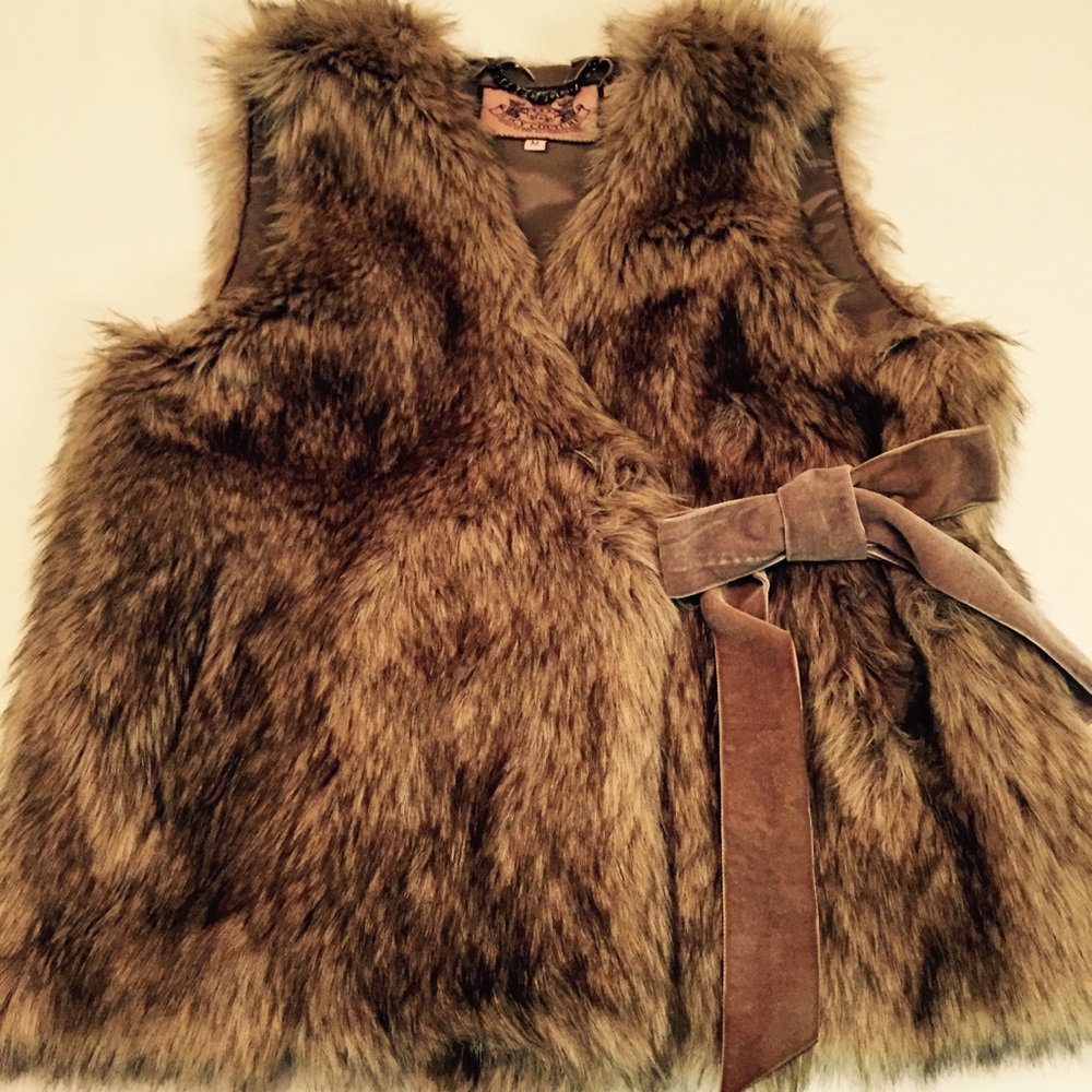 Juicy Couture faux fur Vest