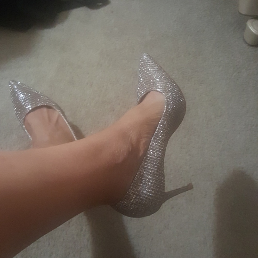 Sparkling Gold Cinderella Heels