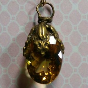 #0119 Madeira Citrine Gemstone Pendant