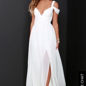 Lulus white dress