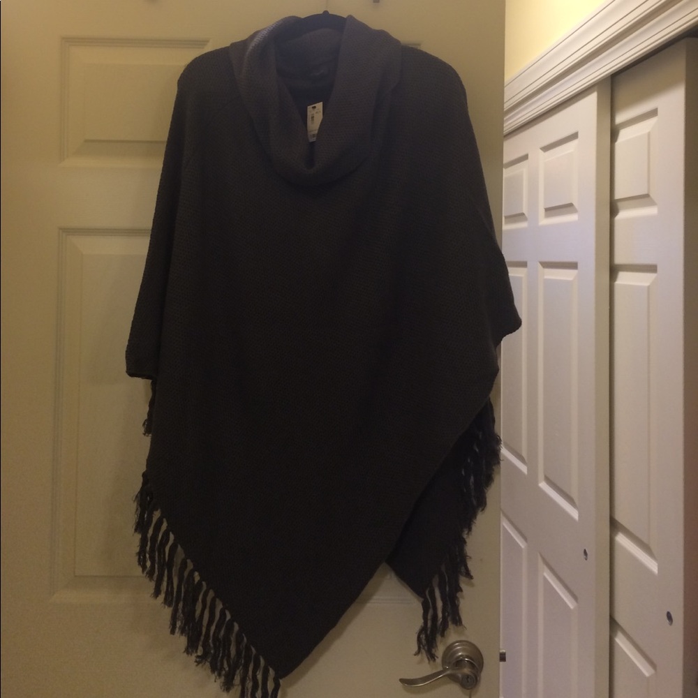 Cowl neck sweater  poncho