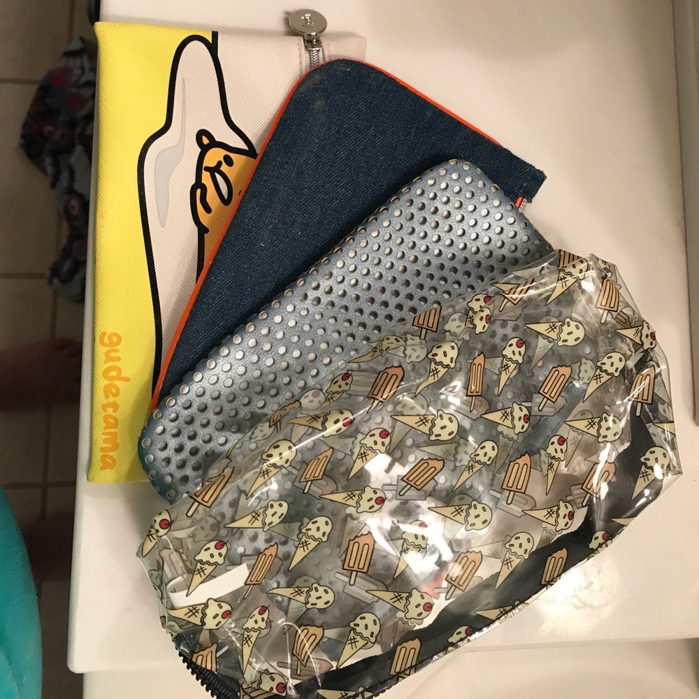 Lot of 4 Glam Bags