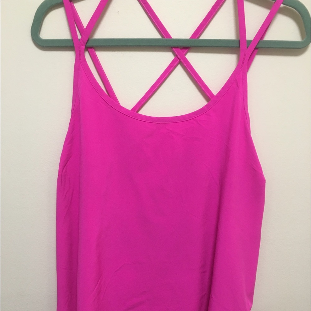 Women's Athleta Hot Pink  Tank Top Size XL