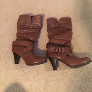 Aldo brown boots. Never been worn.