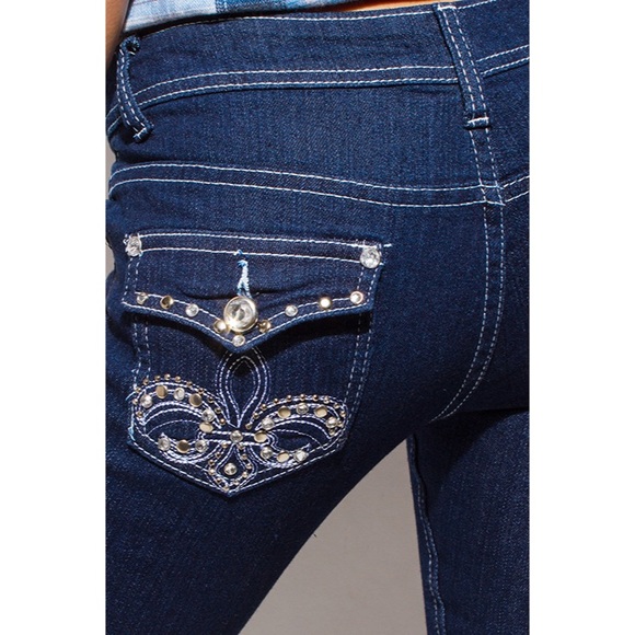 🥇STUDDED SKINNY JEANS - Picture 6 of 6