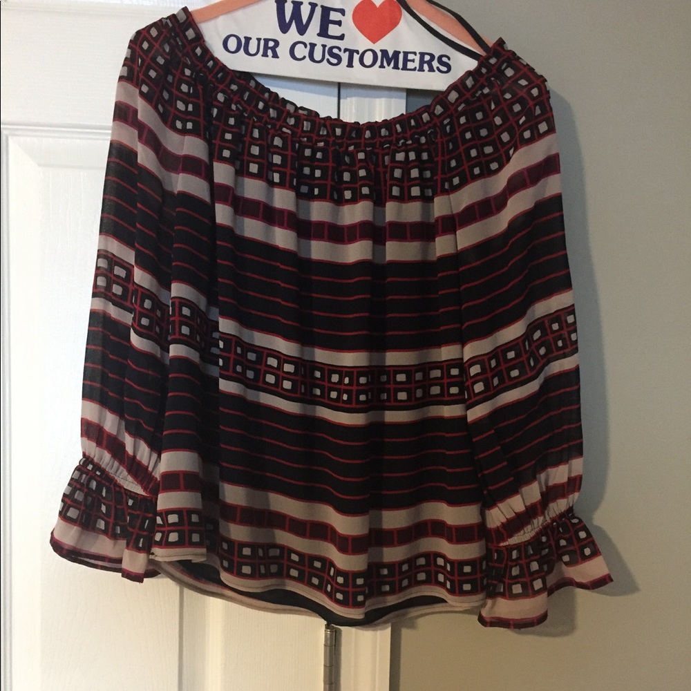 Bell sleeve blouse- new with tags