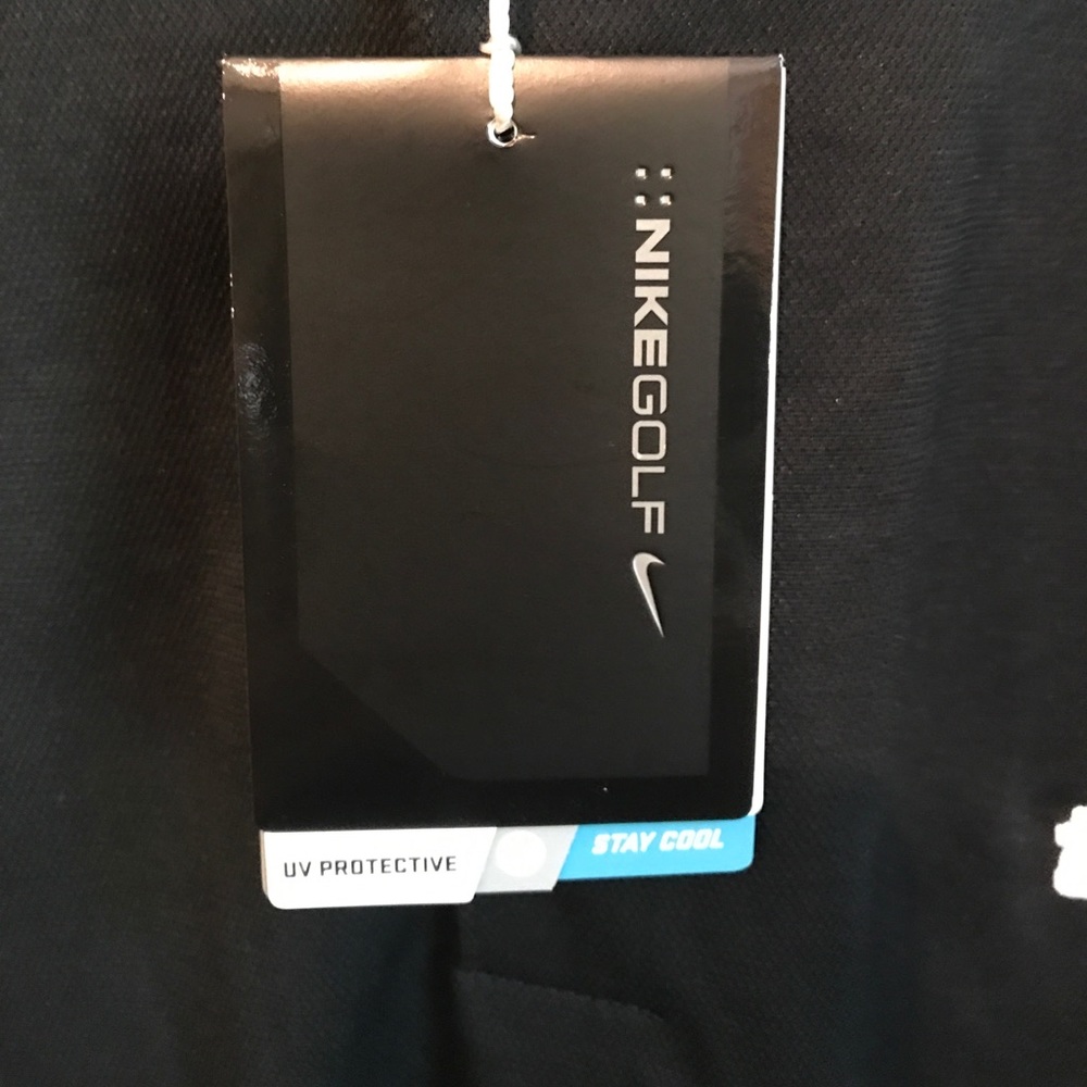 NWT NIKE MENS LONG SLEEVE GOLF SHIRT - Picture 2 of 5