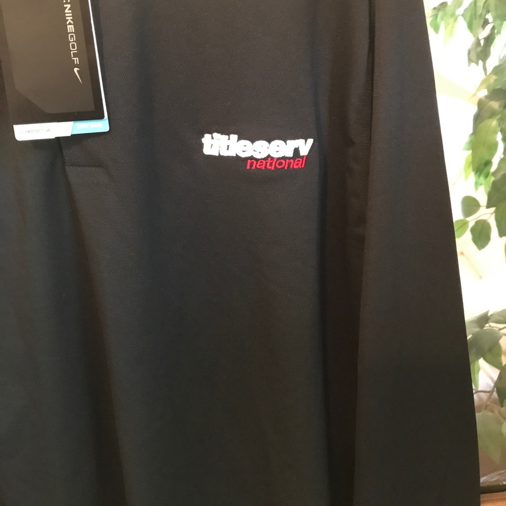 NWT NIKE MENS LONG SLEEVE GOLF SHIRT - Picture 4 of 5