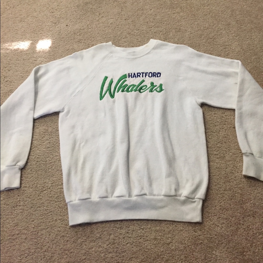 Vintage Hartford Whalers Embroidered Sweatshirt