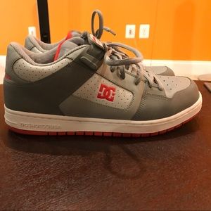 DC Shoes Size 13, Red/White/Grey