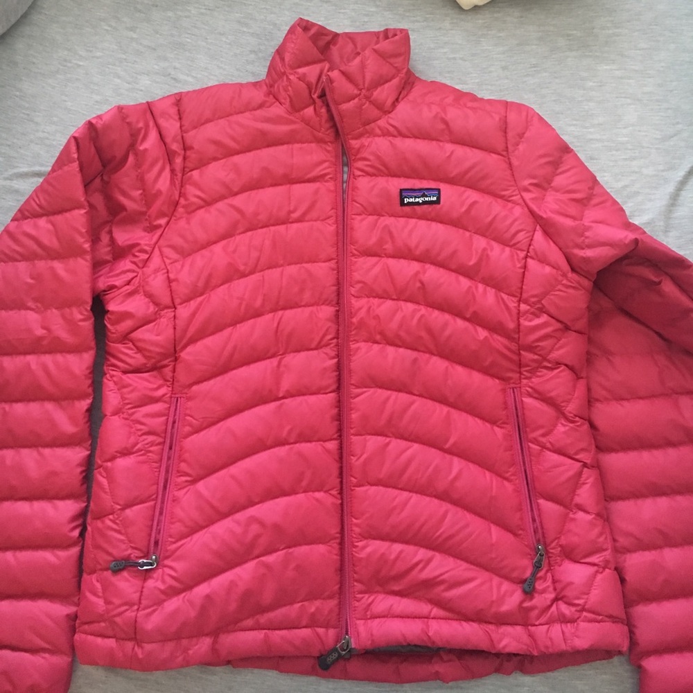 Women's Patagonia Down Jacket Cherry Pink