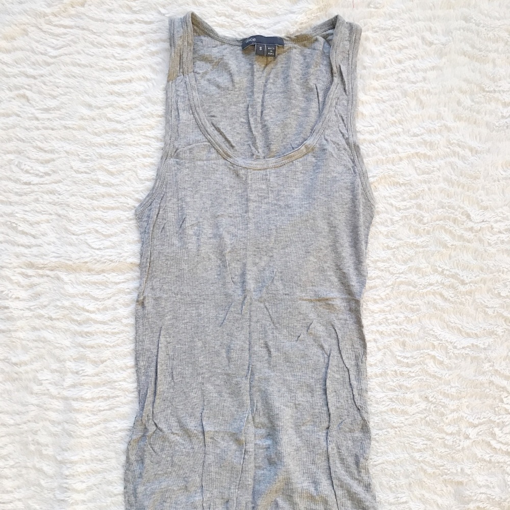 VINCE GRAY TANK TOP