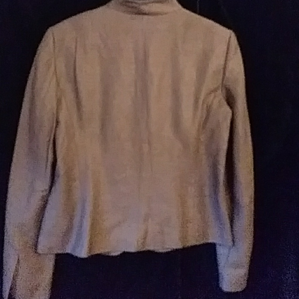 Zara Basic Lined Brown 2-Button Blazer - Size 10 - image 5