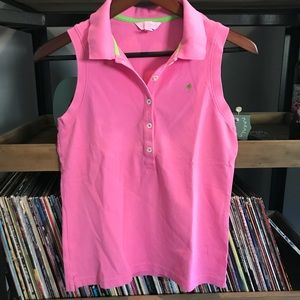 Lily Pulitzer polo-style tank