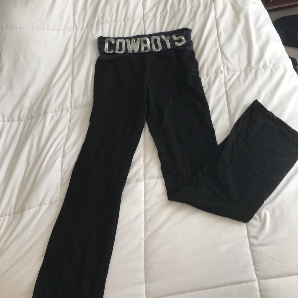 Cowboys Victoria’s Secret yoga pants