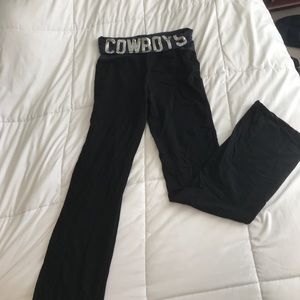 Cowboys Victoria’s Secret yoga pants