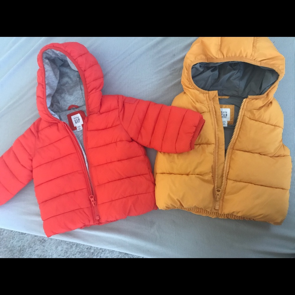 GAP 6-12 month Puffer Coat & Vest Duo