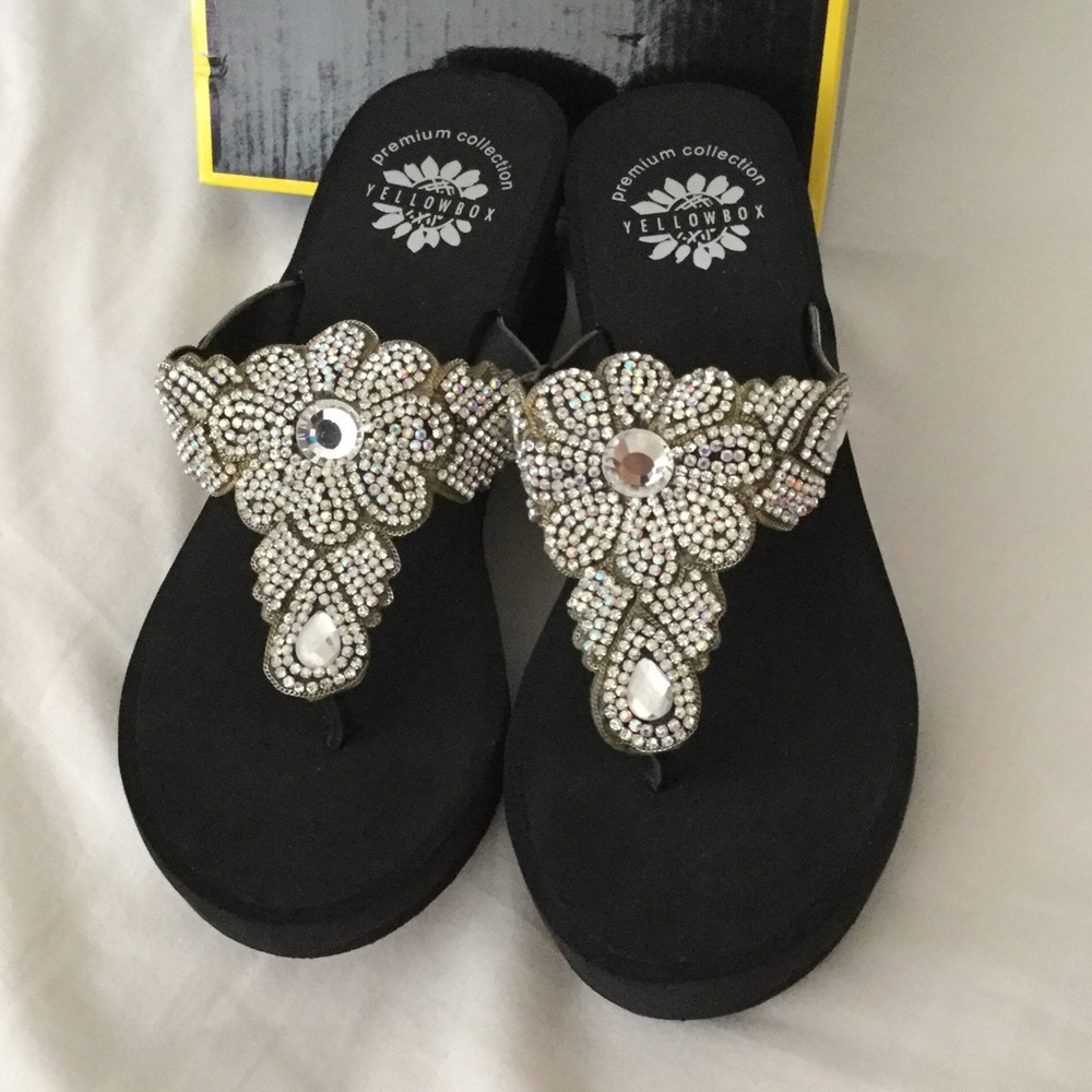 ❇️New - YELLOW BOX Premium Collection Wedge Sandal