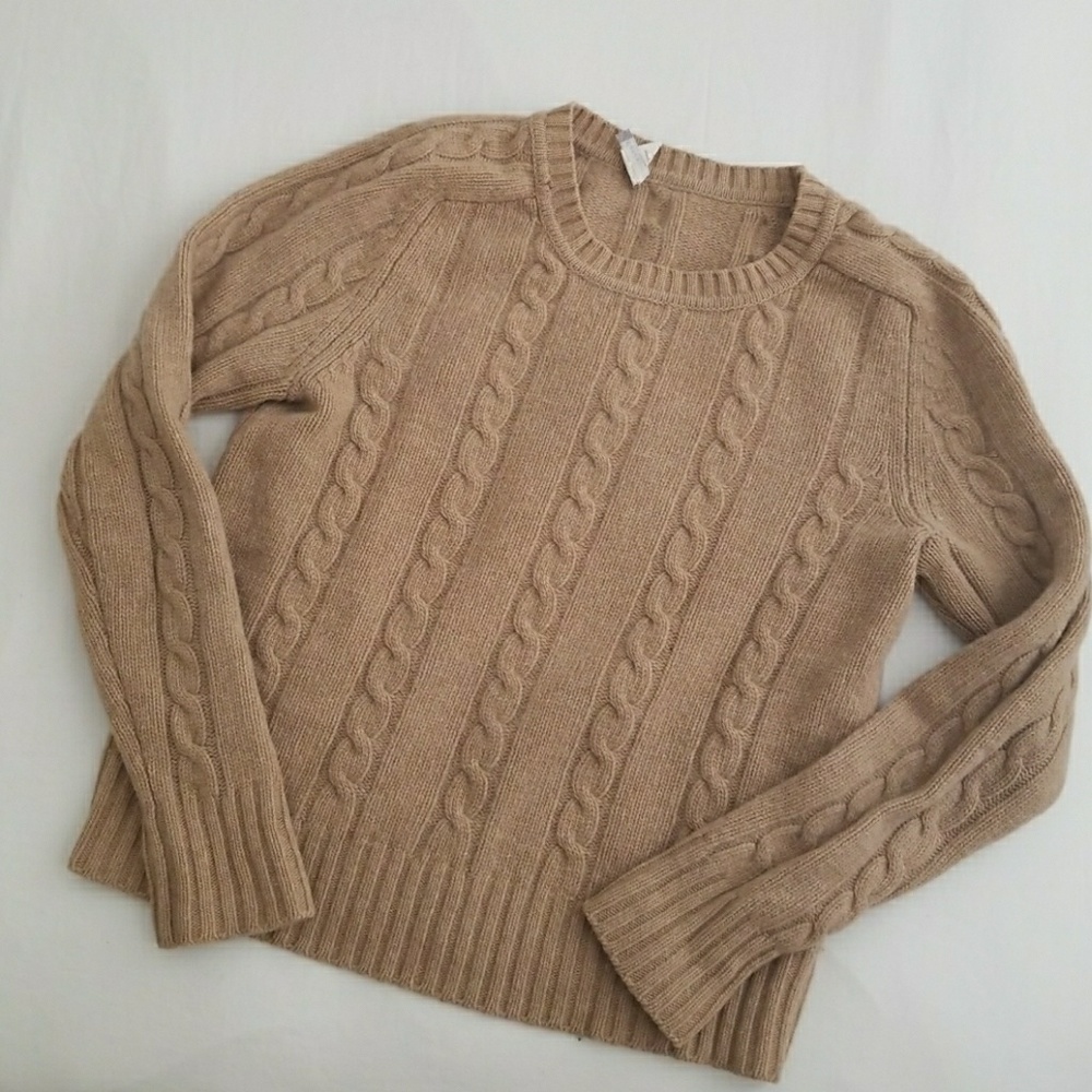 J. Crew cableknit sweater