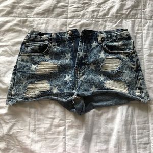 Jean shorts