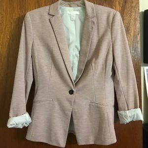 NWOT H&M rose blazer, size 10