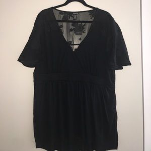Torrid lace detailed top