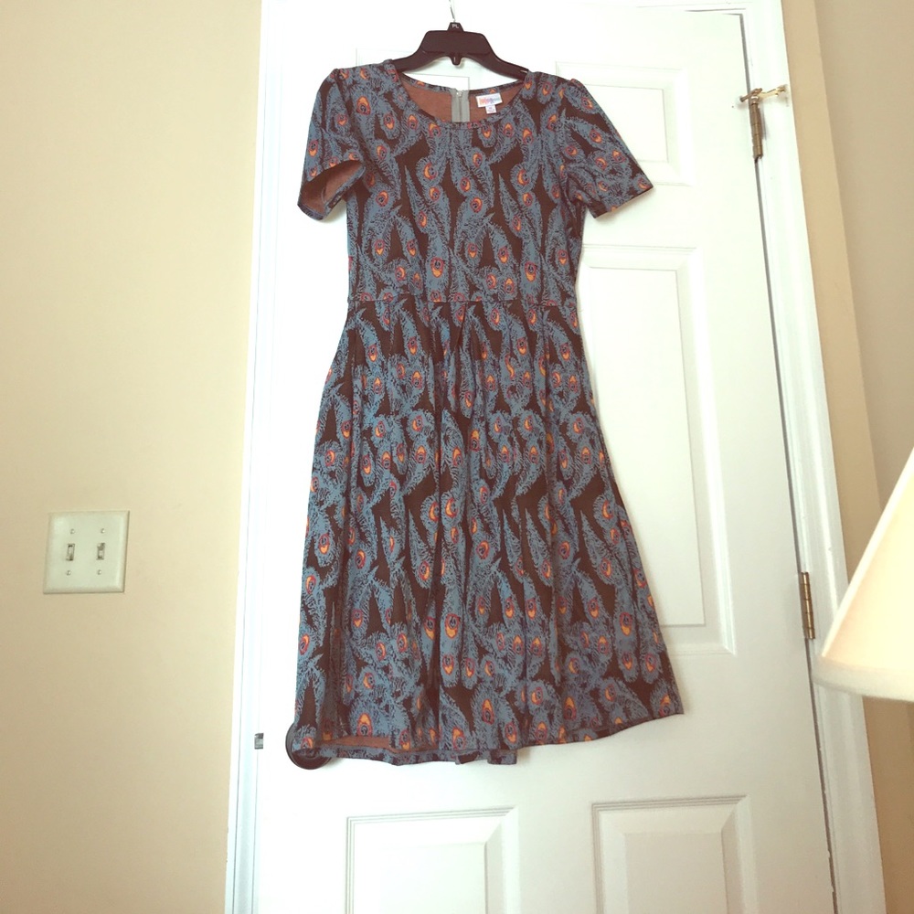 Peacock lularoe amelia