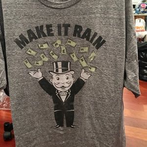Mr.Monopoly "Make it Rain" tee sz. Xxl
