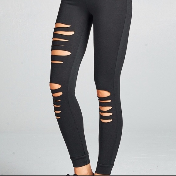 Distressed Leggings - Picture 5 of 7