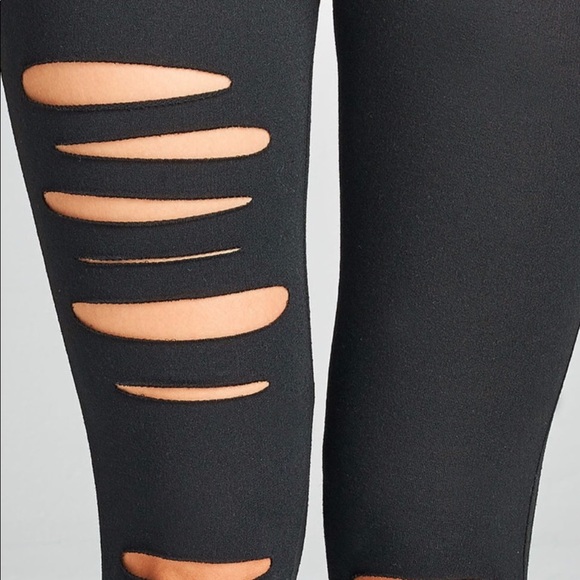 Distressed Leggings - Picture 7 of 7