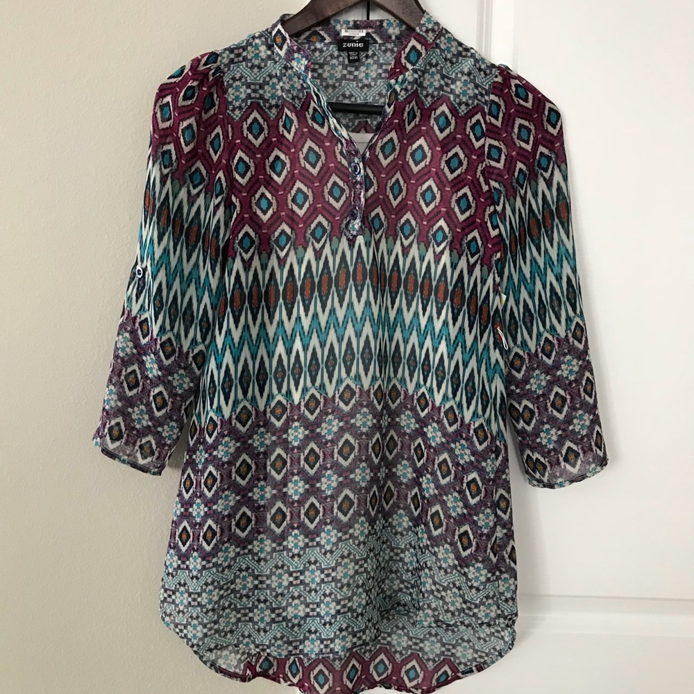 Zunie Nordstrom brand. super cute boho tunic.