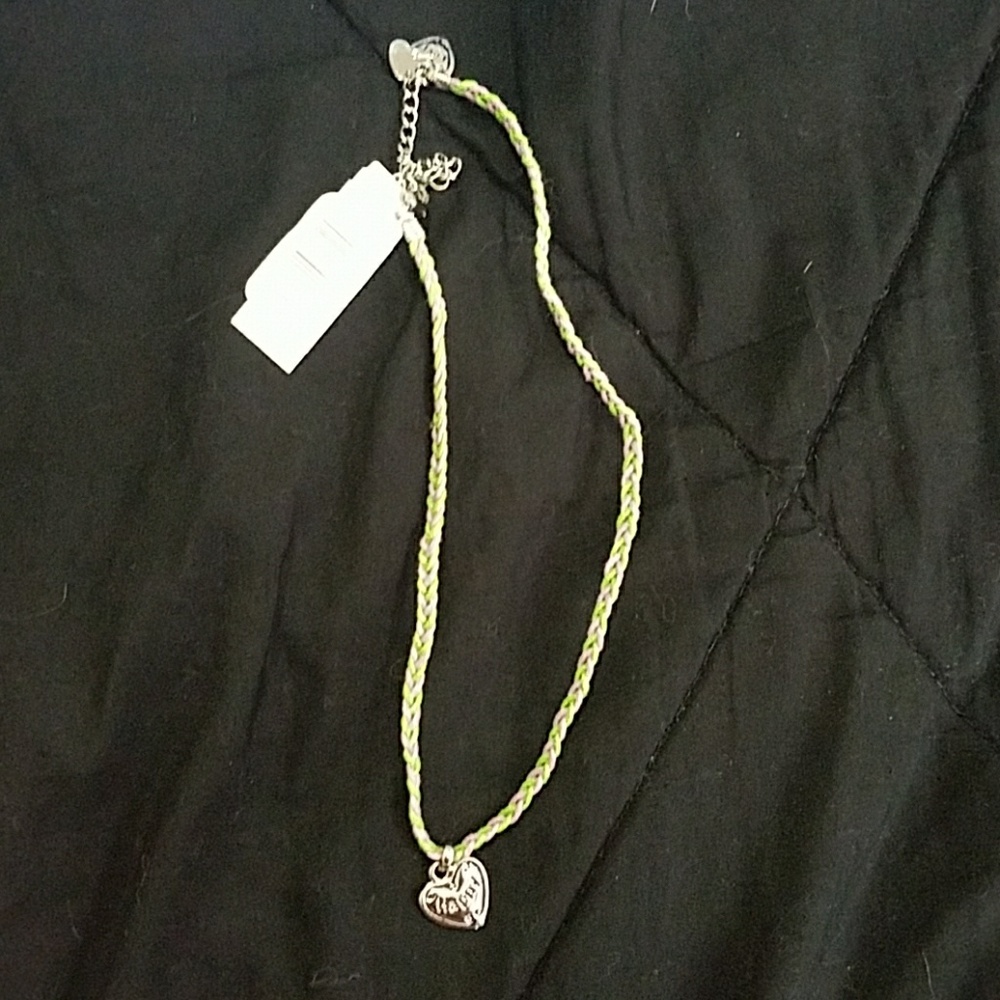 'Happy' Alexas Angels braided necklace