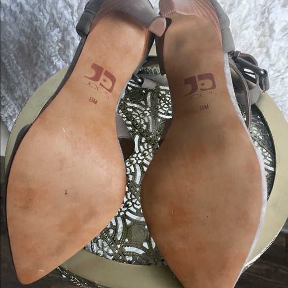 JOE'S JEANS "Ali" Ankle Strap Pointed Suede Pumps - Picture 3 of 6