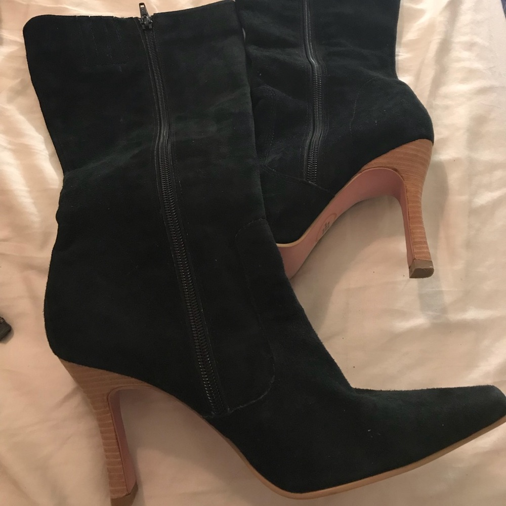 Seychelles black suede boots