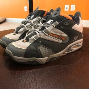 DC Shoes, Gray/Orange, sz 14