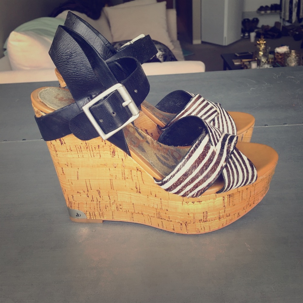 Sam Edelman Zebra Wedges!
