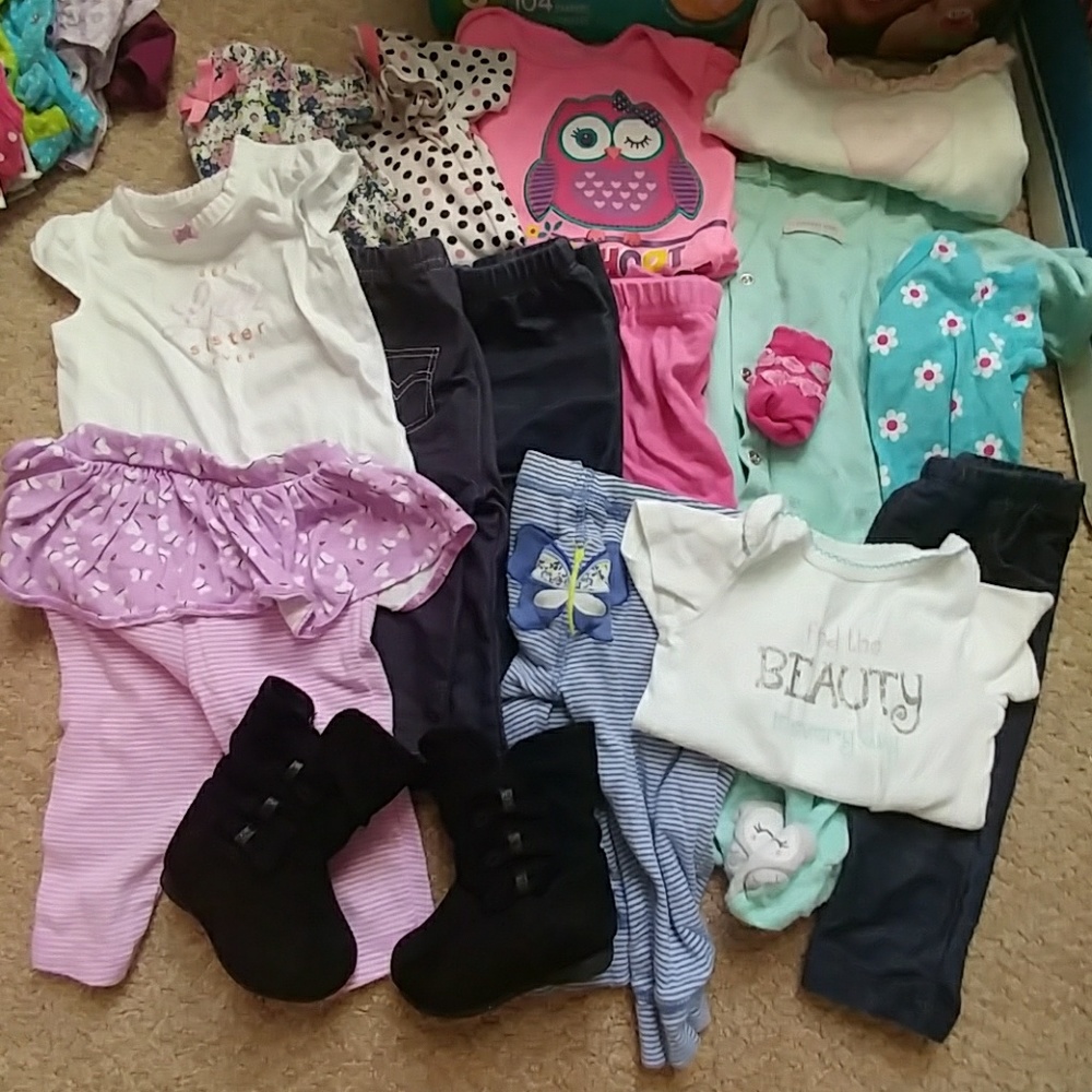 3-6mos girls lot