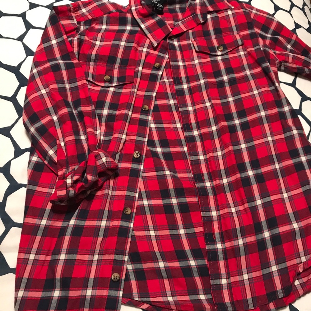 🔥🔥GAP BOYS PLAID SHIRT