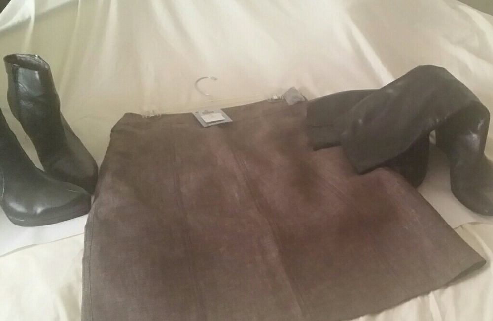 NEXT 100% Linen Skirt NWT