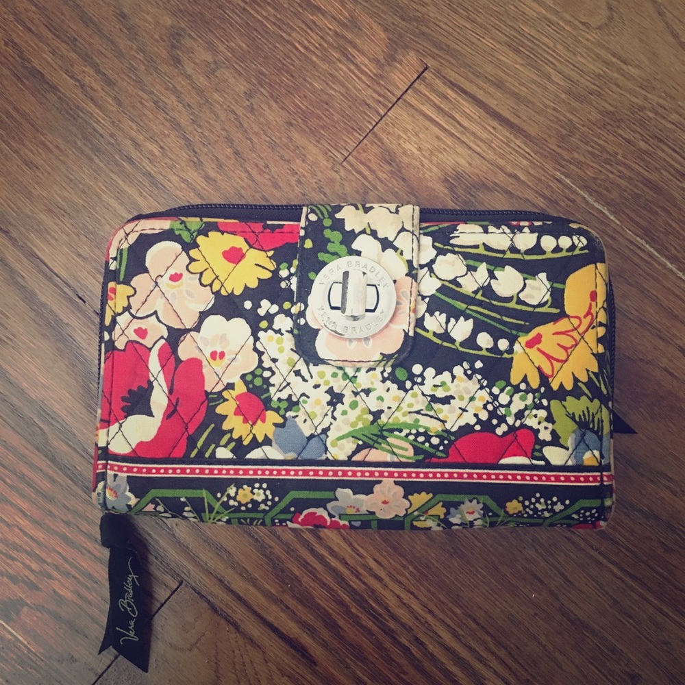 Vera Bradley Poppy Fields Wallet