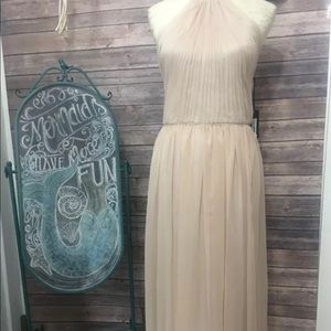 NWT Vera Wang Blush Ball Gown Halter Dress Sz 14