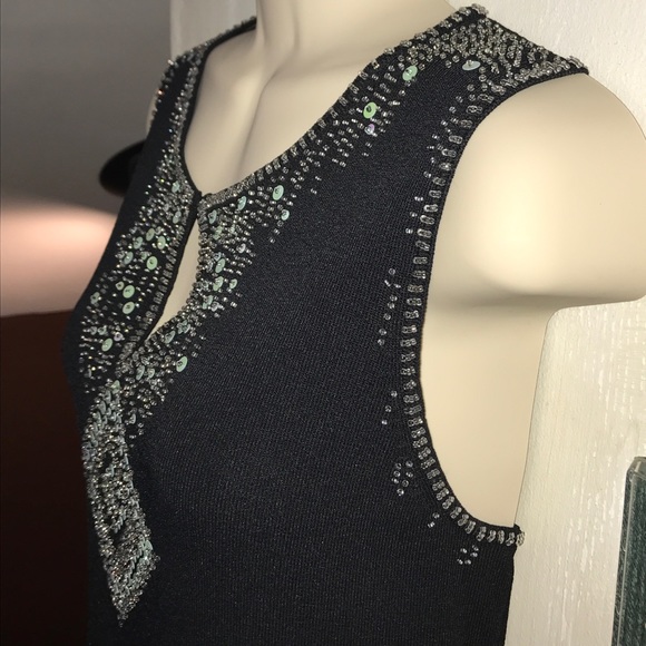 Dress Barn Beaded Sweater Tank M - Picture 3 of 7