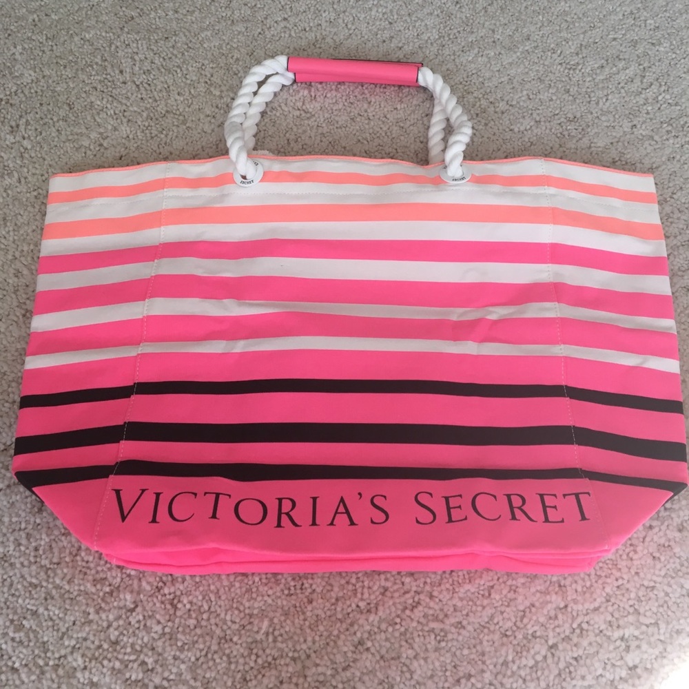 New inpackaging:Victoria Secret striped beach tote