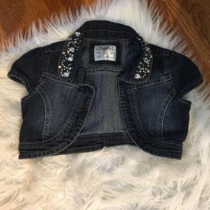 Justice Girls Denim Jacket 6/7