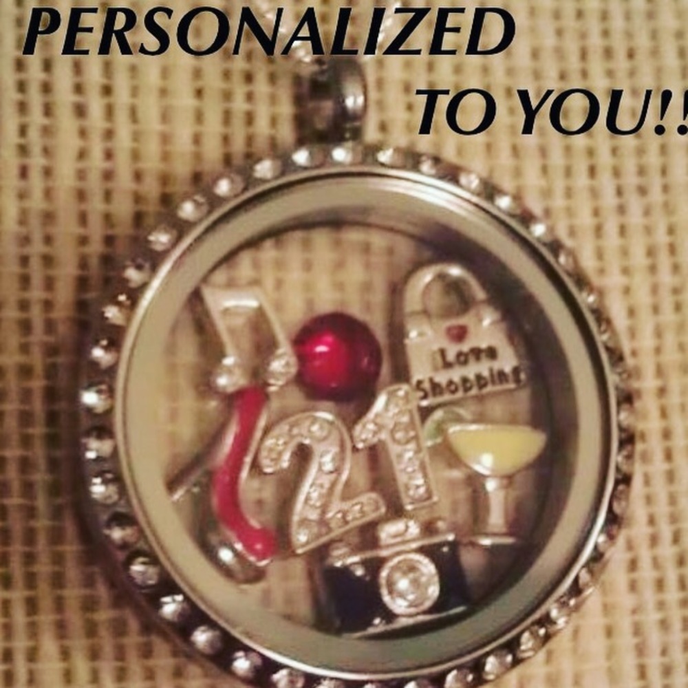 Personalize a Floating Locket for you or loved one