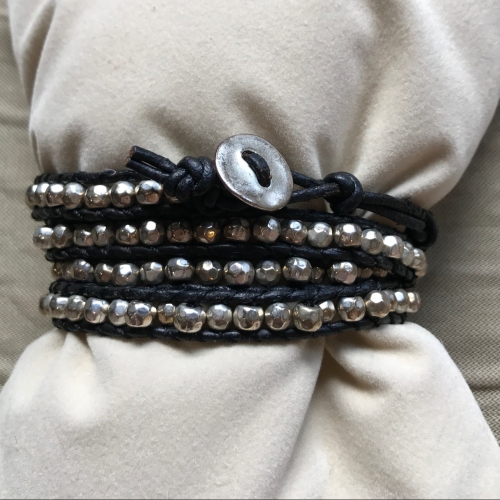 Black wrap bracelet