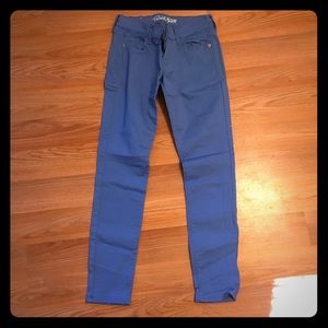 Blue Skinny Rockstar Pants